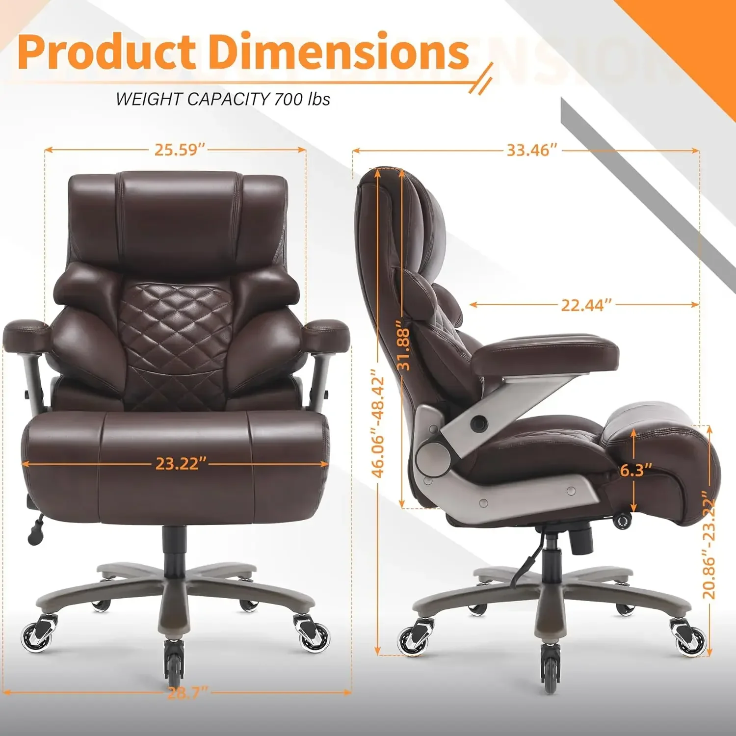 Chaise de bureau grande taille - Office Furniture Plus avis et prix